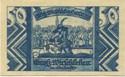 Groß-Wirschleben (heute: Plötzkau) - Gemeinde - 1.9.1921 - 50 Pfennig