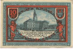 Grottkau (heute: PL-Grodkow) - Stadt - -- - 10 Pfennig