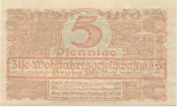 Grube Ilse (heute: Großräschen) - Ilse-Wohlfahrtsgesellschaft mbH - -- - 5 Pfennig