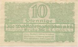 Grube Ilse (heute: Großräschen) - Ilse-Wohlfahrtsgesellschaft mbH - -- - 10 Pfennig