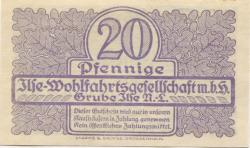 Grube Ilse (heute: Großräschen) - Ilse-Wohlfahrtsgesellschaft mbH - -- - 20 Pfennig