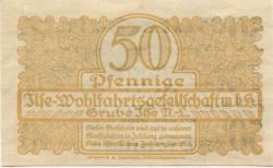 Grube Ilse (heute: Großräschen) - Ilse-Wohlfahrtsgesellschaft mbH - -- - 50 Pfennig