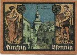 Grünberg (heute: PL-Zielona Gora) - Stadt - - 31.12.1921 - 50 Pfennig