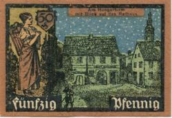 Grünberg (heute: PL-Zielona Gora) - Stadt - - 31.12.1921 - 50 Pfennig