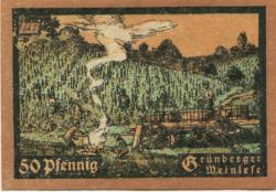 Grünberg (heute: PL-Zielona Gora) - Stadt - - 31.12.1921 - 50 Pfennig