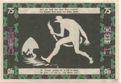 Grünberg (heute: PL-Zielona Gora) - Stadt - - 31.12.1921 - 75 Pfennig