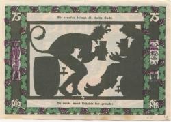 Grünberg (heute: PL-Zielona Gora) - Stadt - - 31.12.1921 - 75 Pfennig