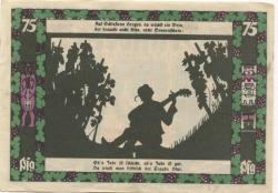Grünberg (heute: PL-Zielona Gora) - Stadt - - 31.12.1921 - 75 Pfennig