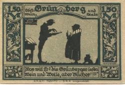 Grünberg (heute: PL-Zielona Gora) - Stadtbank - -- - 1.50 Mark