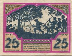 Güsten - Stadt - 1.8.1921 - 25 Pfennig
