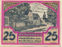 Güsten - Stadt - 1.8.1921 - 25 Pfennig