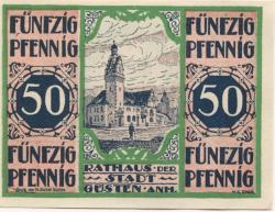 Güsten - Stadt - 1.8.1921 - 50 Pfennig 