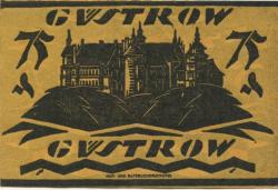 Güstrow - Stadt - 1.2.1922 - 75 Pfennig