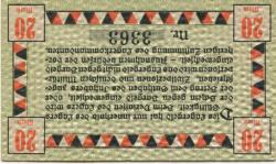 Güstrow - IX.Armeekorps, Kriegsgefangenenlager - 1918 - 20 Mark