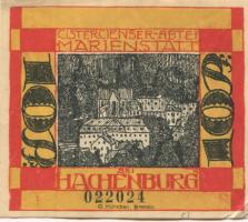 Hachenburg - Stadt - 1.6.1921 - 10 Pfennig 