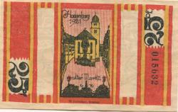 Hachenburg - Stadt - 1.6.1921 - 25 Pfennig 