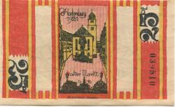 Hachenburg - Stadt - 1.6.1921 - 25 Pfennig 