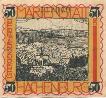 Hachenburg - Stadt - 1.6.1921 - 50 Pfennig 