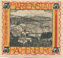 Hachenburg - Stadt - 1.6.1921 - 50 Pfennig 