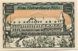Hahnenklee (heute: Goslar) - Knüppel, Hermann, Hotel Hahnenklee'er Hof - - 1.1.1923 - 125 Pfennig
