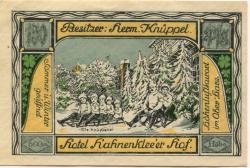 Hahnenklee (heute: Goslar) - Knüppel, Hermann, Hotel Hahnenklee'er Hof - - 1.1.1923 - 150 Pfennig 