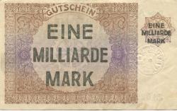 Hamborn (heute: Duisburg) - Thyssen-Hütte, August, Gewerkschaft, Gewerkschaften Friedrich Thyssen, Lohberg, Rhein I - 15.9.1923 - 31.3.1924 - 1 Milliarde Mark