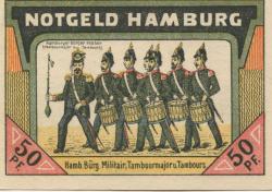 Hamburg - Bürgermilitär - 1.7.1921 - 50 Pfennig