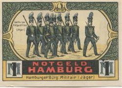 Hamburg - Bürgermilitär - 1.7.1921 - 1 Mark
