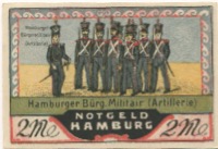Hamburg - Bürgermilitär - 1.7.1921 - 2 Mark