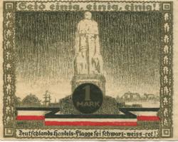 Hamburg - Kultur- und Sportwoche, Finanzausschuss und Geschäftsführung - 12.8.1921/24.8.1921 - 31.8.1921 - 1 Mark 