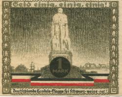 Hamburg - Kultur- und Sportwoche, Finanzausschuss und Geschäftsführung - 12.8.1921/24.8.1921 - 31.8.1921 - 1 Mark