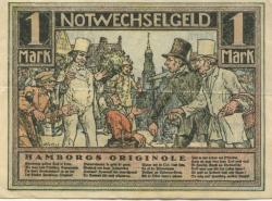 Hamburg - Verein Hamburger Gastwirte von 1871 - - 31.12.1921 - 1 Mark