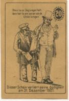 Hamburg-Sankt Pauli - Alte Diele - - 31.12.1921 - 20 Pfennig