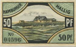 Hamburger Hallig (heute: Reußenköge) - Volquardsen - - 30.9.1921 - 50 Pfennig