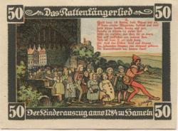 Hameln - Brombach, Carl, Münster Cafe-Diele - 1.3.1922 - 50 Pfennig