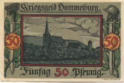Hammelburg - Stadt - 10.3.1918 - 50 Pfennig