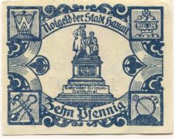 Hanau - Stadt - 12.8.1920 - 10 Pfennig