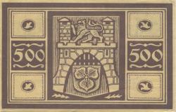 Hannover - Stadt - 14.9.1922 - 500 Mark