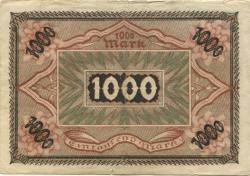 Hannover - Stadt - 29.9.1922 - 1000 Mark