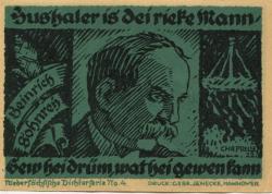 Hannover - Altershilfe des deutschen Volkes, Provinzialausschuss Hannover - 1.2.1922 - 3 Mark