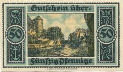 Hannover - Handelskammer - 1.7.1921 - 50 Pfennig