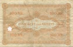 Hannover und Hildesheim - Handelskammern -  26.9.1922 - 100 Mark 