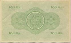Hannover und Hildesheim - Handelskammern -  26.9.1922 - 500 Mark 