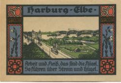 Harburg - Kreissparkasse - 15.9.1921 - 50 Pfennig 
