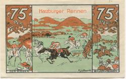 Harzburg (Bad) - Stadt - Juli 1921 - 31.12.1922 - 75 Pfennig 