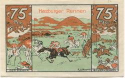 Harzburg (Bad) - Stadt - Juli 1921 - 31.12.1922 - 75 Pfennig