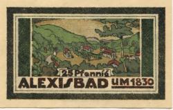 Harzgerode - Stadt - 7.7.1921 - 25 Pfennig 