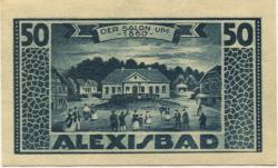 Harzgerode - Stadt - 7.7.1921 - 50 Pfennig 