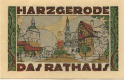 Harzgerode - Stadt - 7.7.1921 - 50 Pfennig 