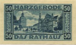 Harzgerode - Stadt - 7.7.1921 - 50 Pfennig 